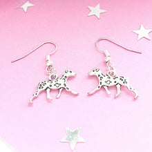 Load image into Gallery viewer, Dalmatian Earrings Silver
