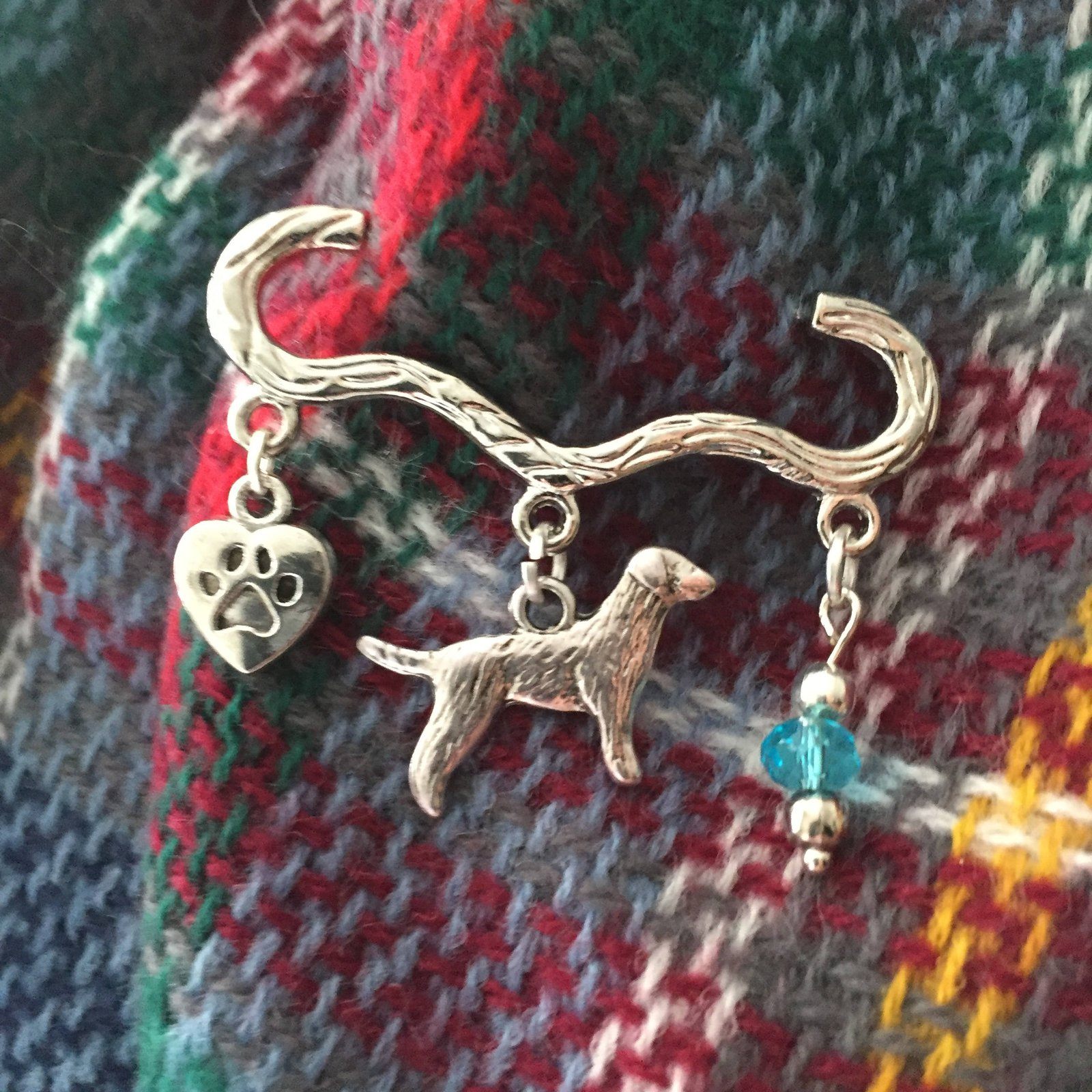 Dog Lovers Brooch Silver