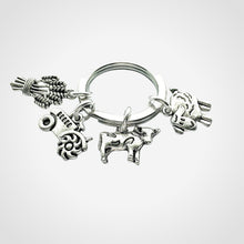 Load image into Gallery viewer, Farmers keyring Silver
