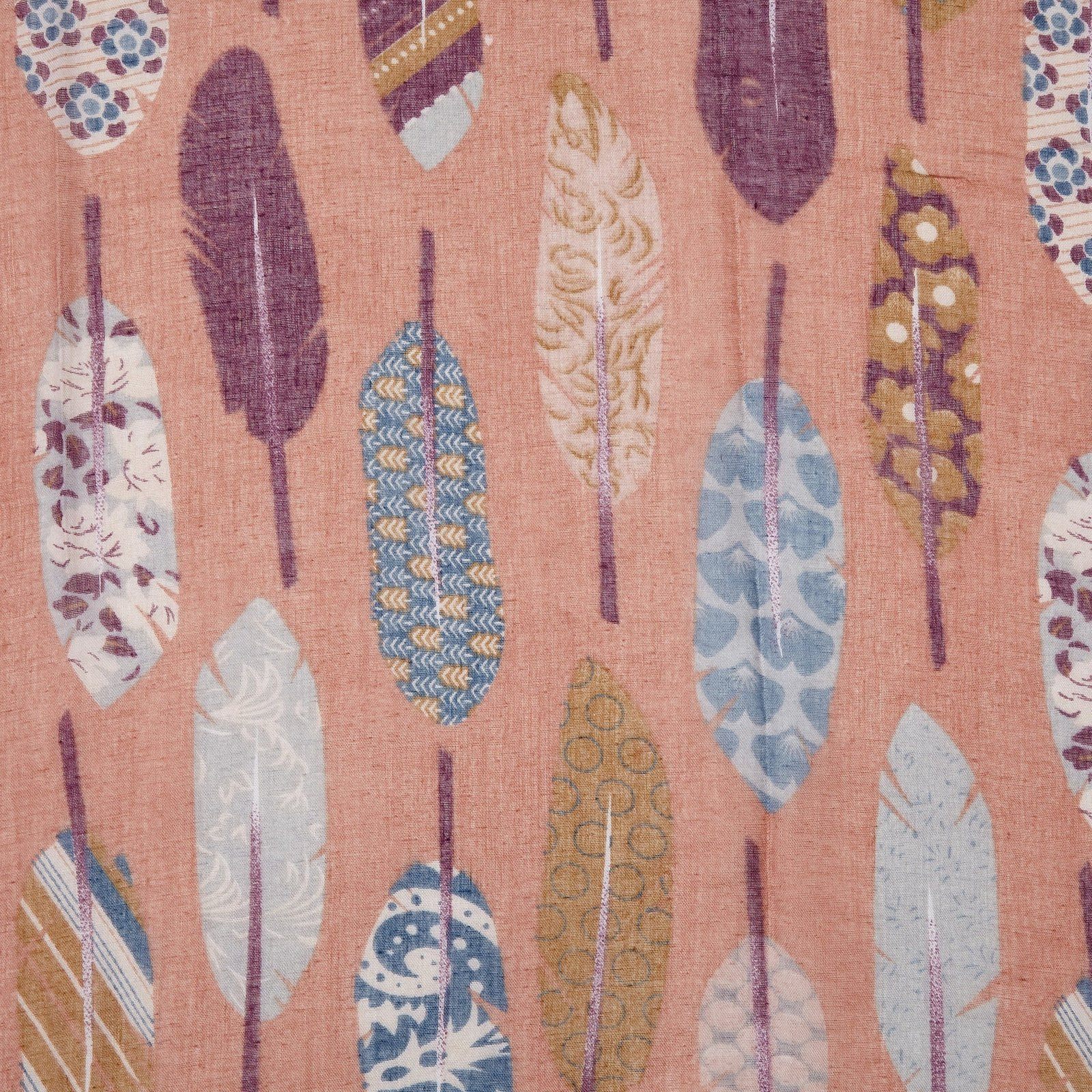 Feather Print Scarf Apricot