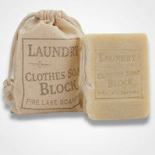 Load image into Gallery viewer, Fire Lake Soapery Laundry Cleaning Soap Block
