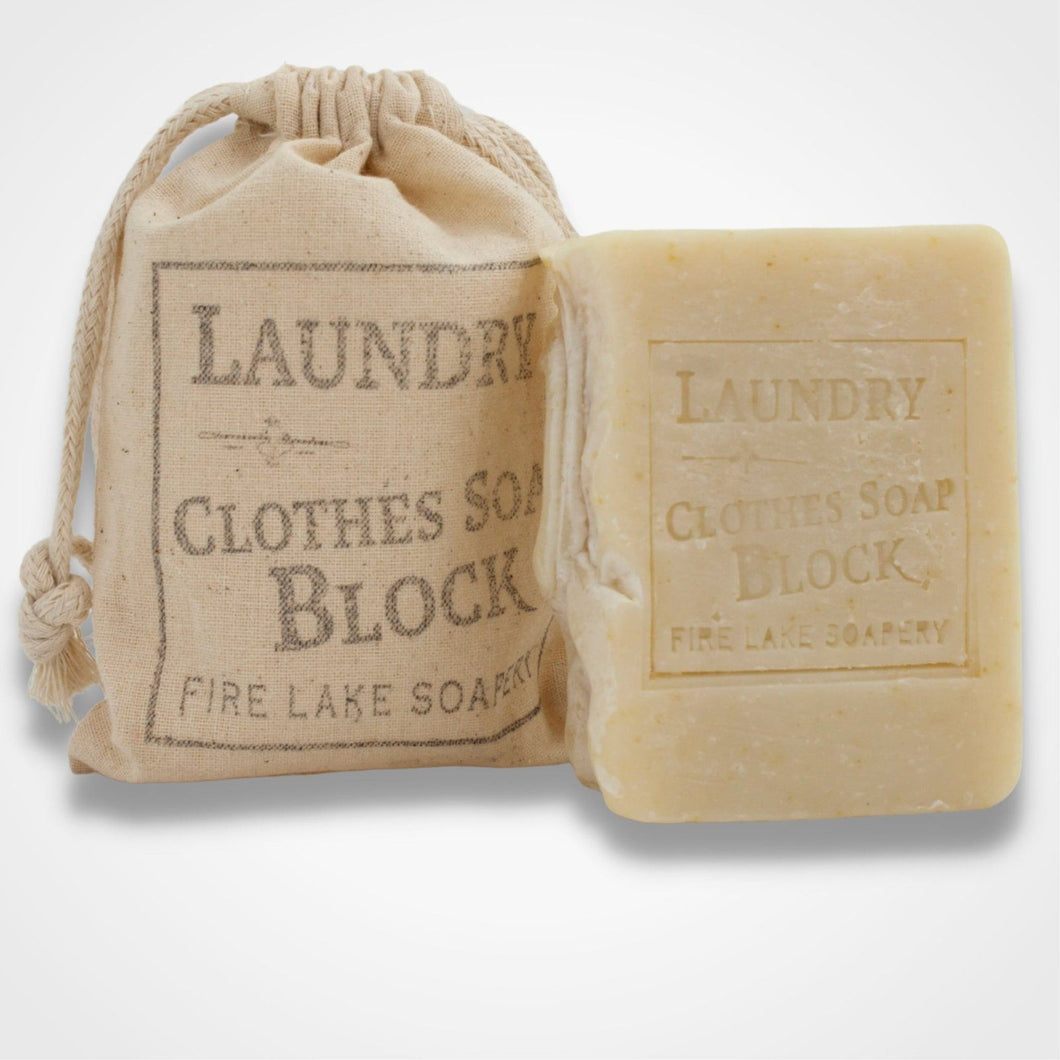 Fire Lake Soapery Laundry Cleaning Soap Block