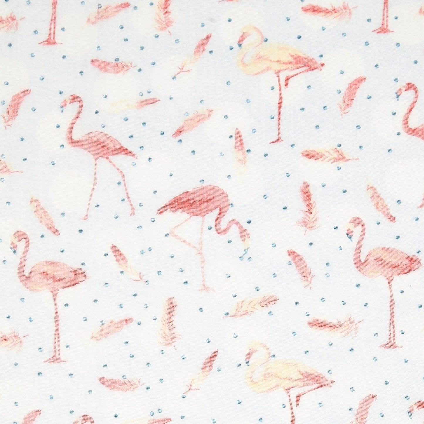 Flamingo Dotty Scarf Green