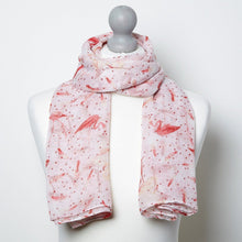 Load image into Gallery viewer, Flamingo Dotty Scarf Pink
