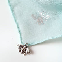 Load image into Gallery viewer, Foil Bee Scarf Aqua
