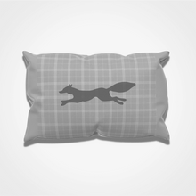Load image into Gallery viewer, Fox Plaid Cushion Cover Grey
