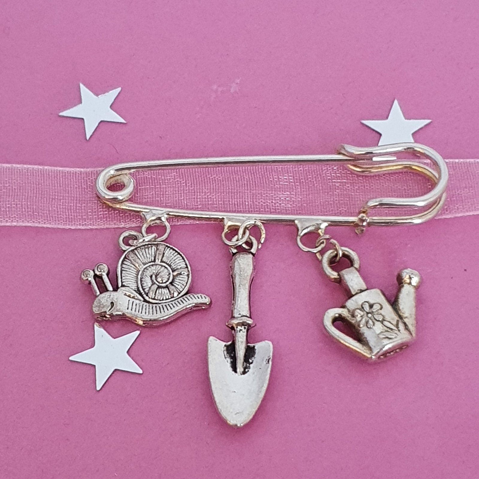 Garden Lover Brooch Silver