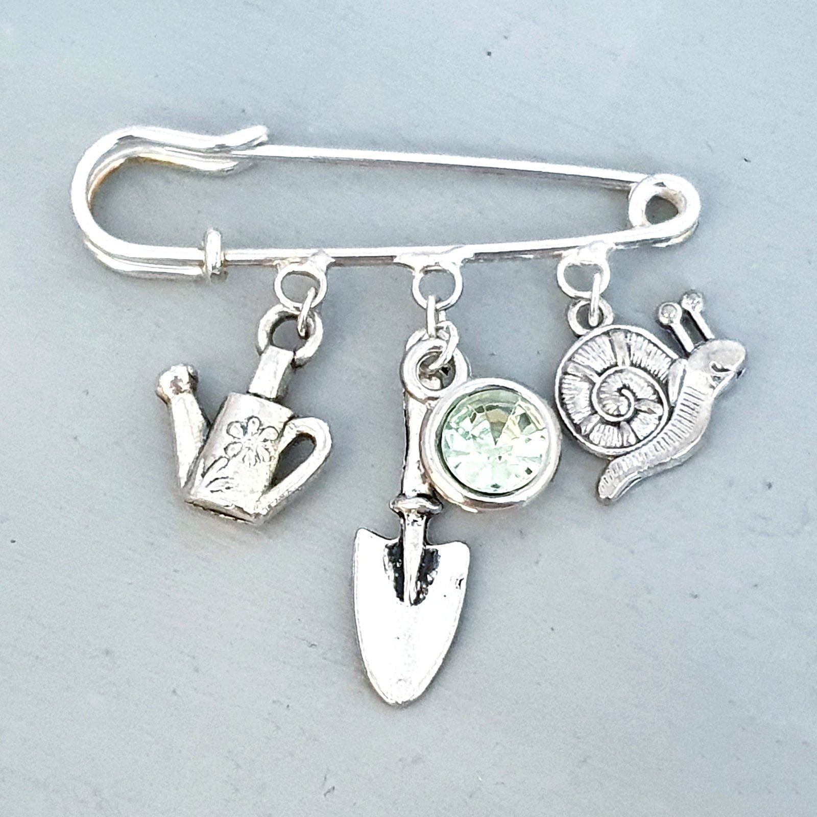 Garden Lover Brooch Silver
