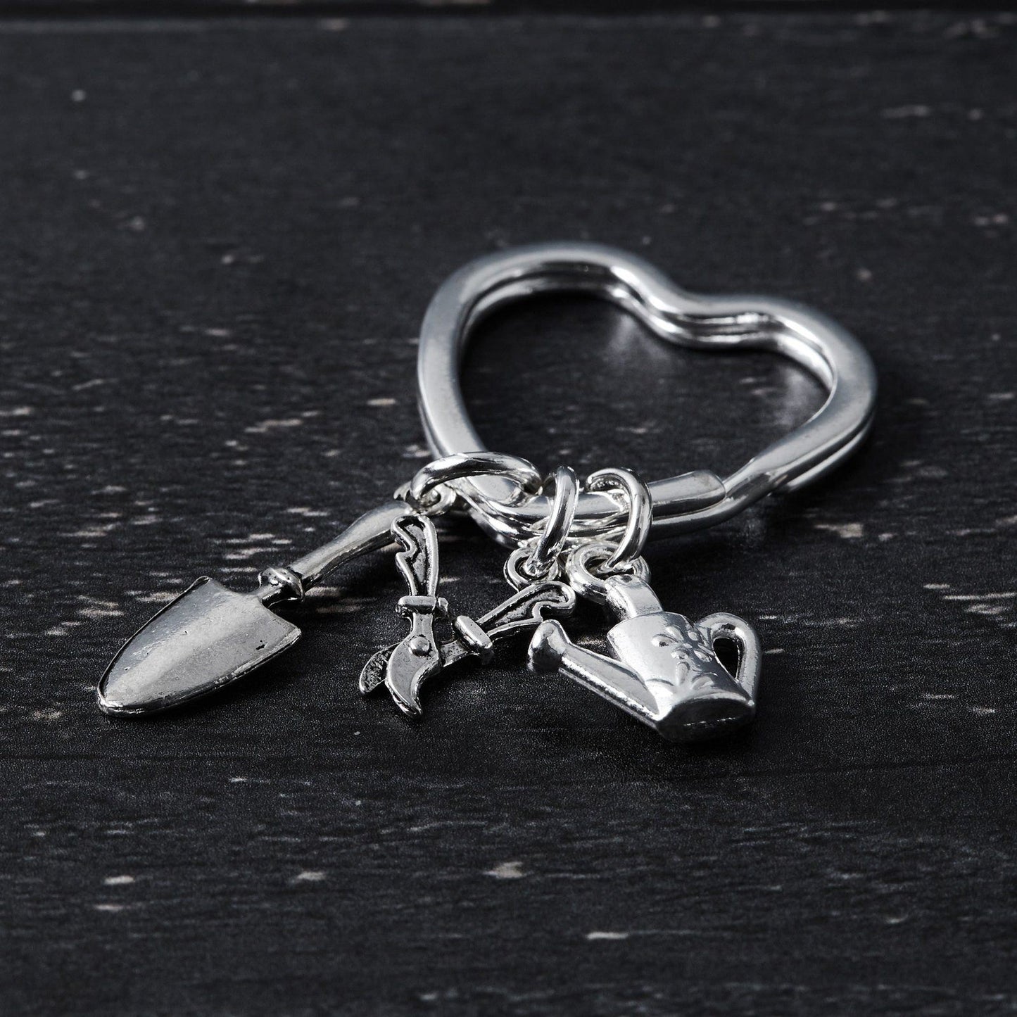 Gardeners Keyring Silver