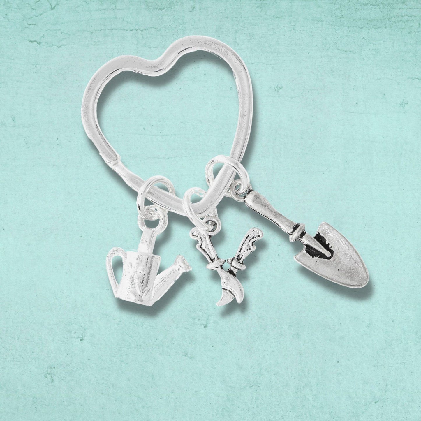Gardeners Keyring Silver