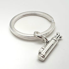 Load image into Gallery viewer, Golf Caddy Keyring Silver
