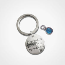Load image into Gallery viewer, Grandpa Keyring Silver
