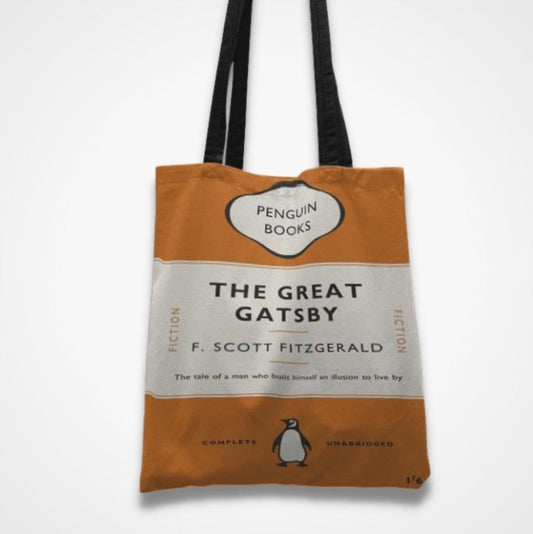 Great Gatsby Tote Bag Orange
