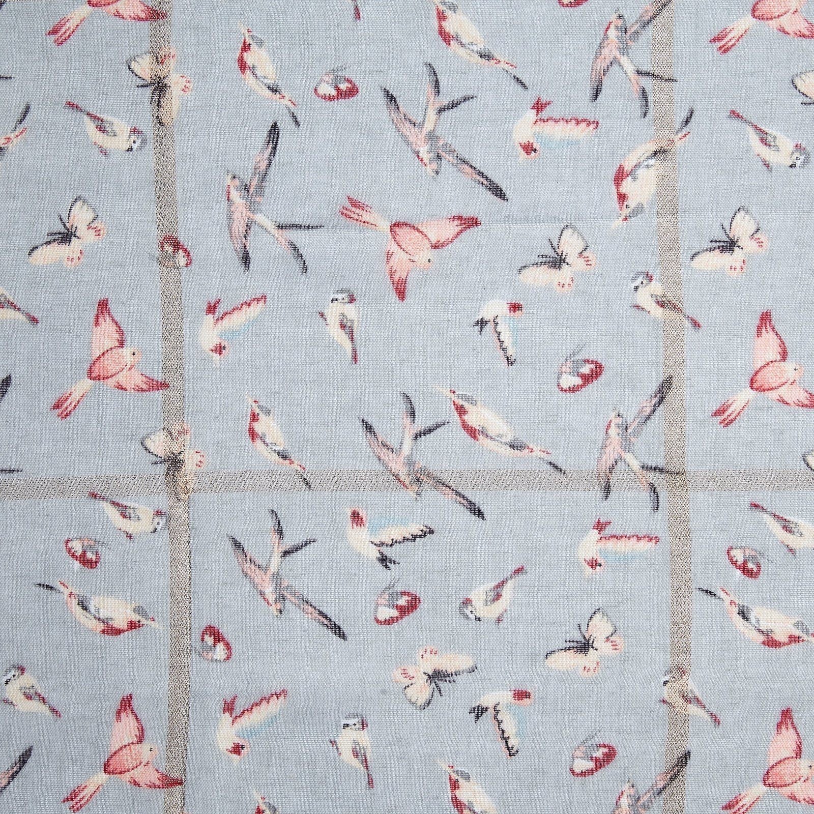 Grey Bird Butterfly Scarf