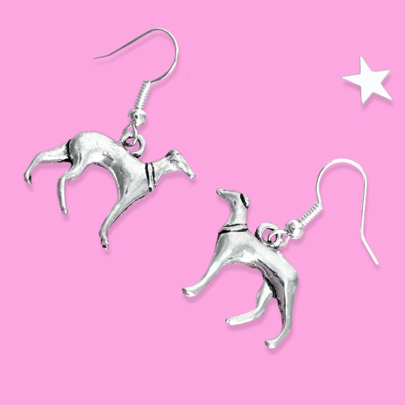 Greyhound earrings top