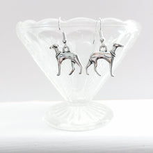 Load image into Gallery viewer, Greyhound Earrings Silver
