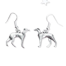 Load image into Gallery viewer, Greyhound Earrings Silver
