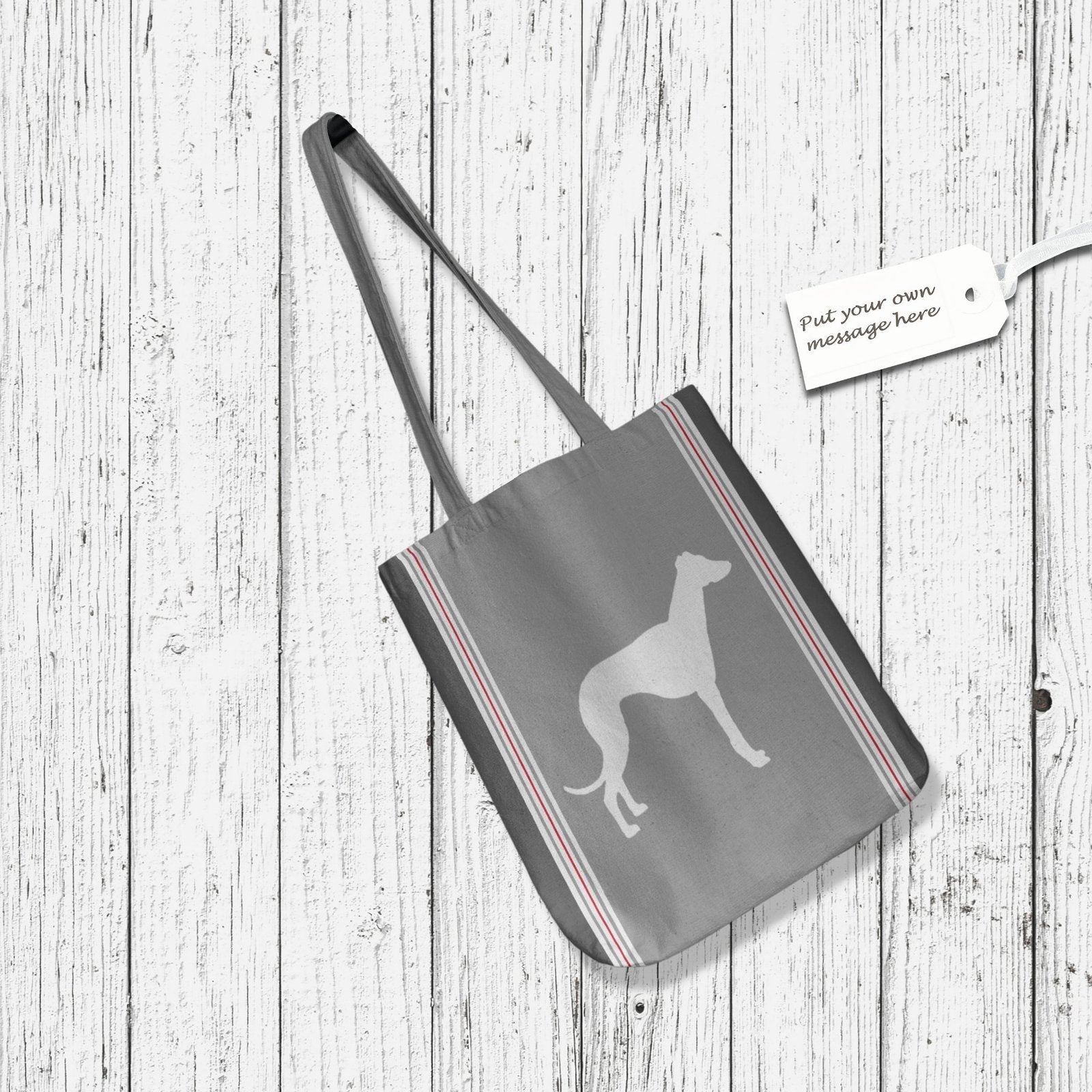 Greyhound Tote Grey