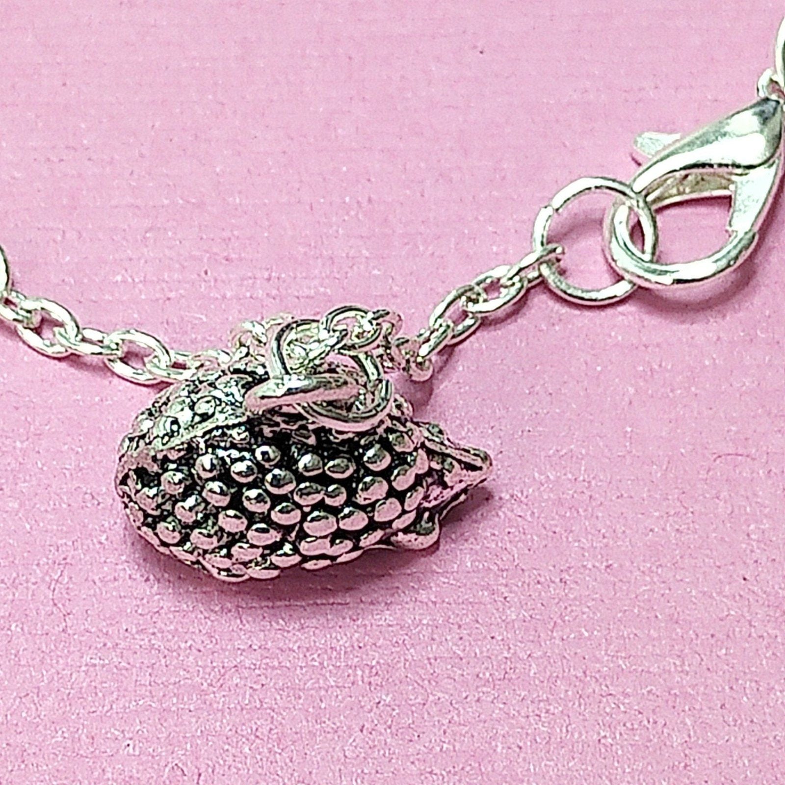 Hedgehog Necklace Silver