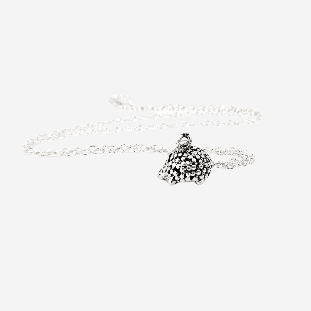 Hedgehog Necklace Silver