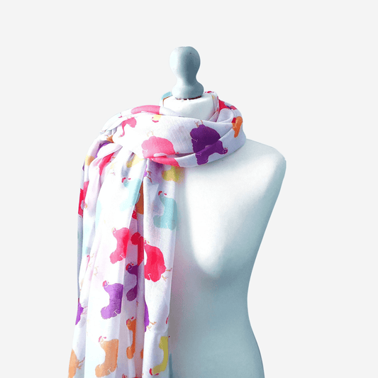 Hens Print Scarf