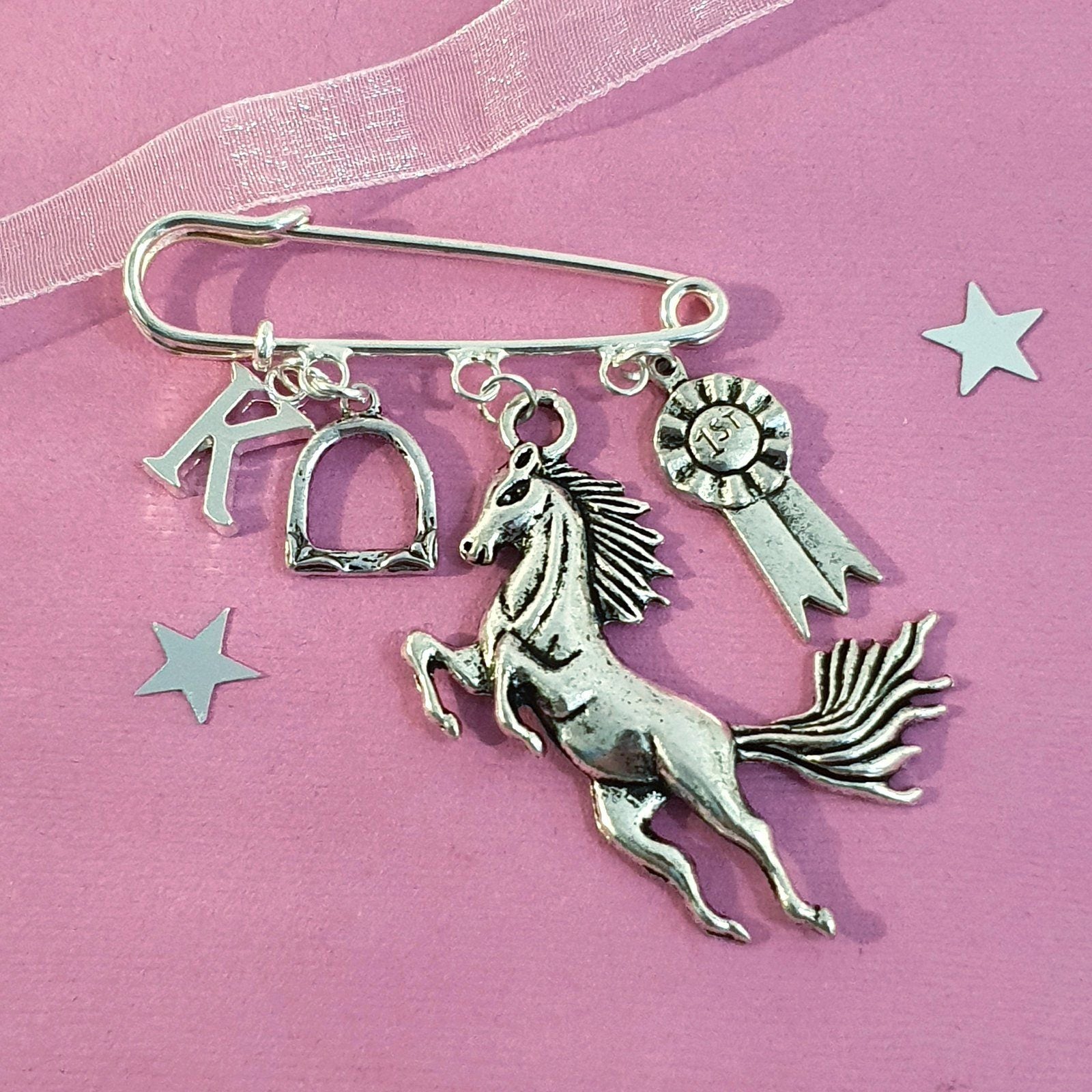 Horse Lover Brooch Silver
