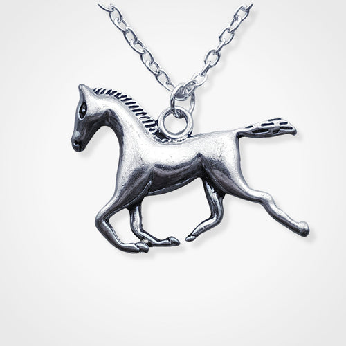Horse Lover Necklace Silver