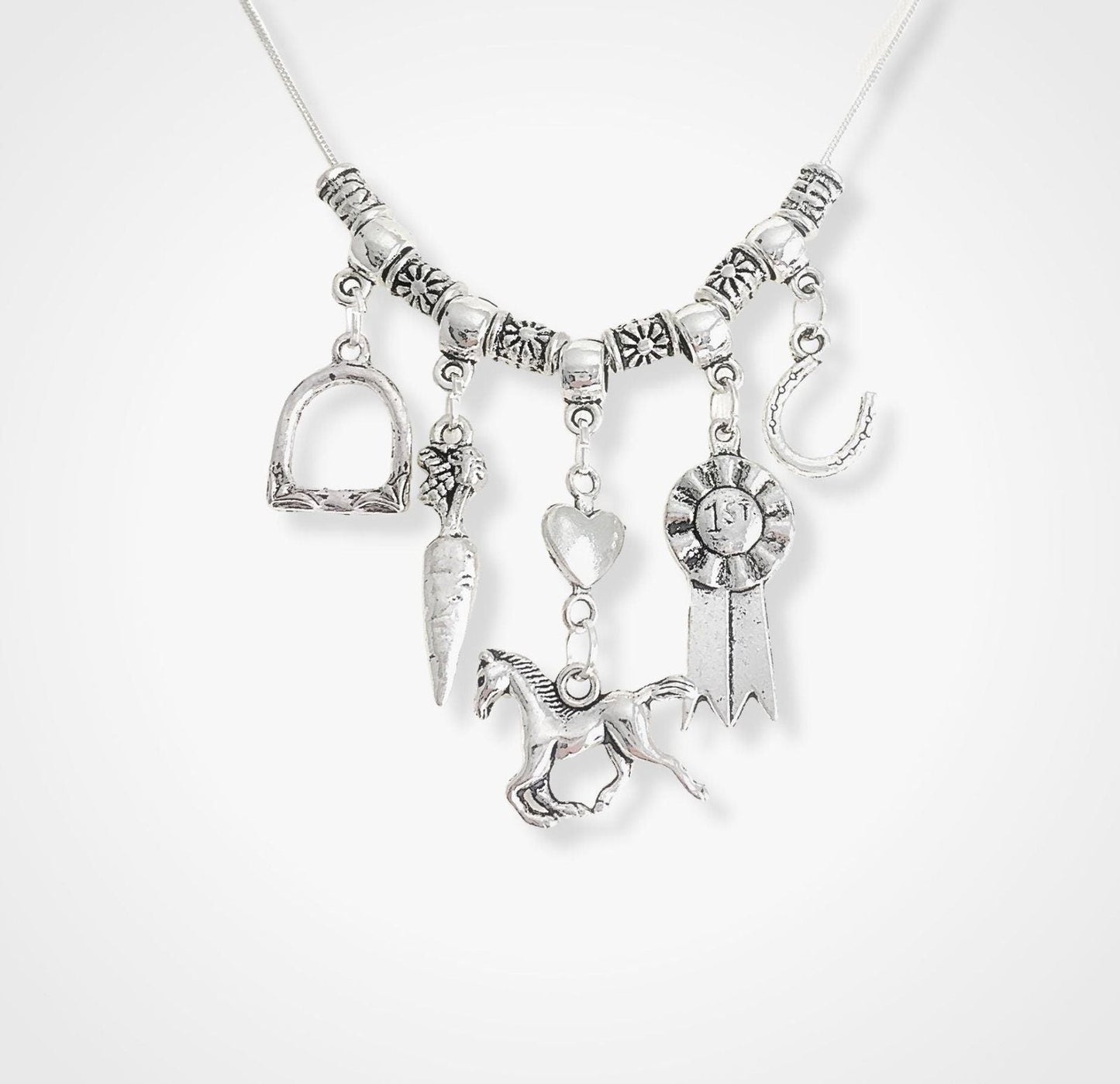 Horse Lovers Necklace Silver
