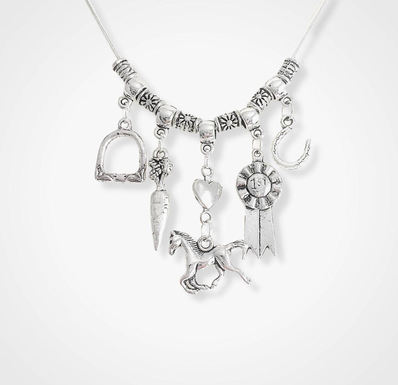 Horse Lovers Necklace Silver