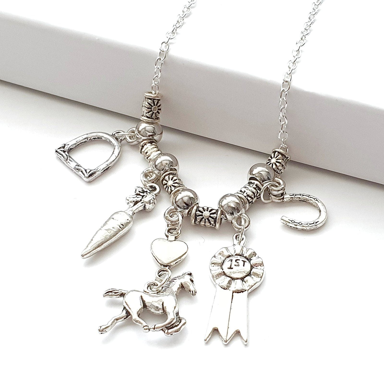 Horse Lovers Necklace Silver