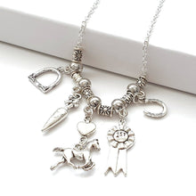 Load image into Gallery viewer, Horse Lovers Necklace Silver
