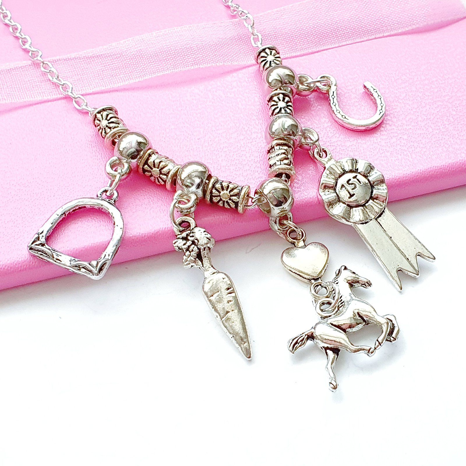 Horse Lovers Necklace Silver