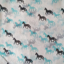Load image into Gallery viewer, Horse Print Scarf White
