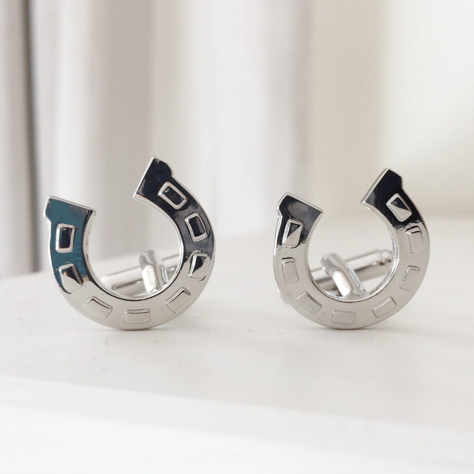 Horseshoe Cufflinks Silver