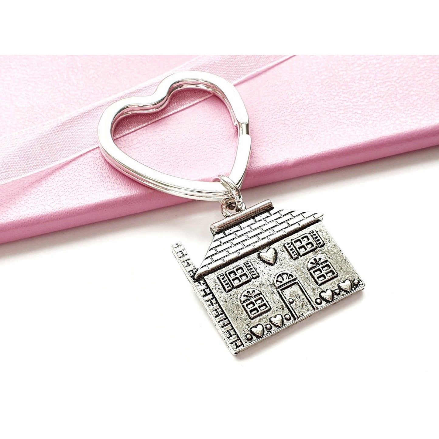 House Keyring Silver