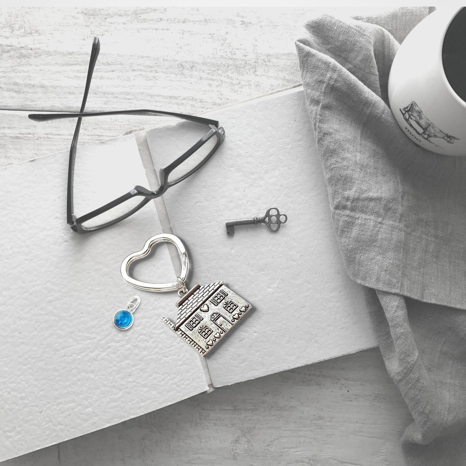 House Keyring Silver