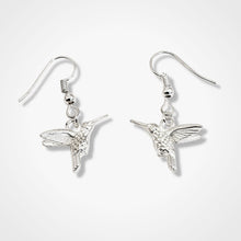 Load image into Gallery viewer, Hummingbird Earrings Silver
