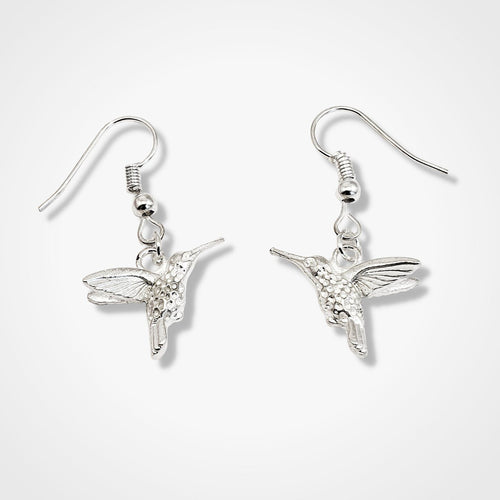 Hummingbird Earrings Silver