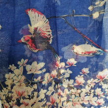 Load image into Gallery viewer, Hummingbird Scarf Dark Blue

