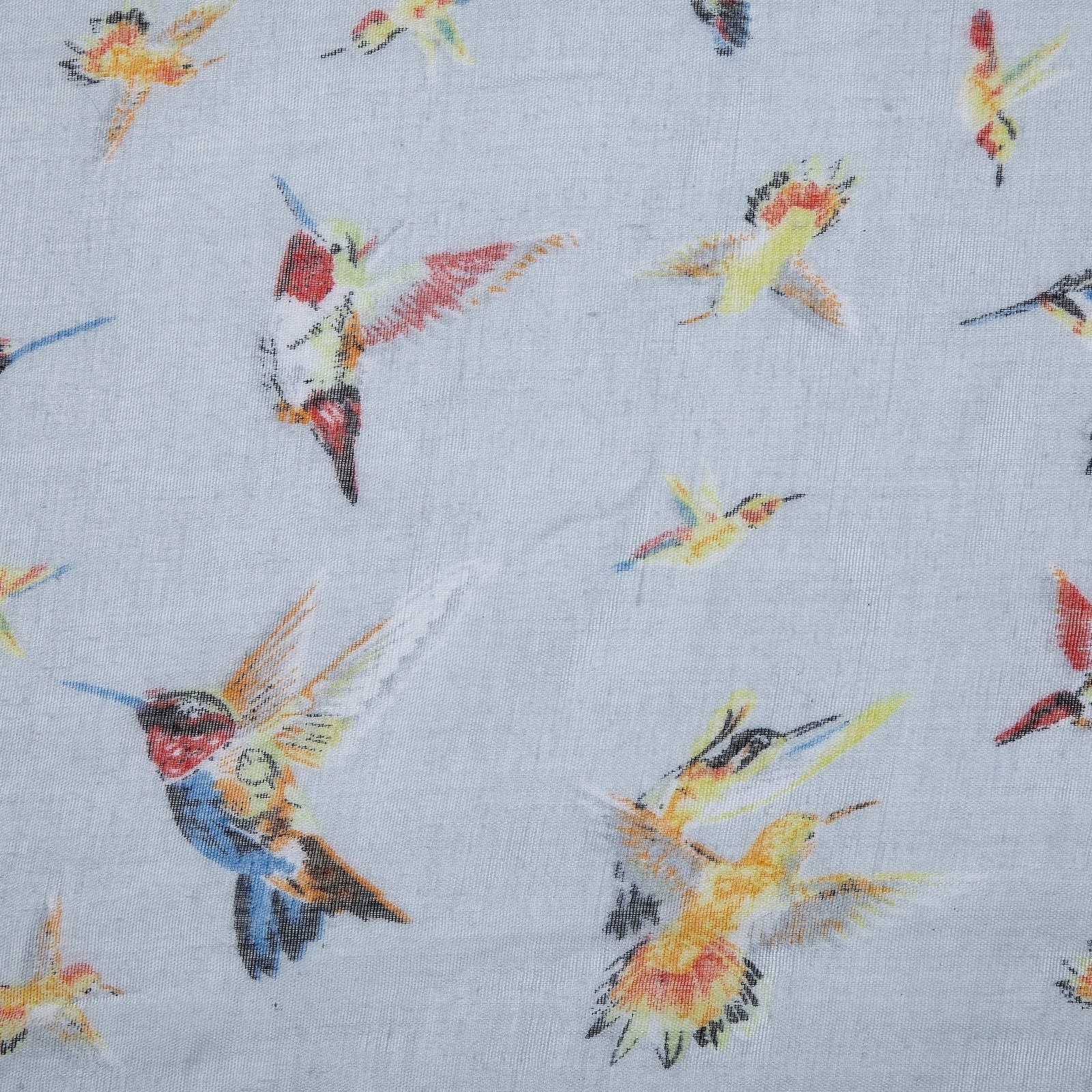 Hummingbird Scarf Grey