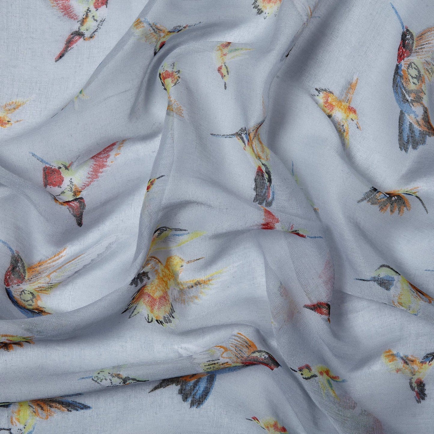 Hummingbird Scarf Grey