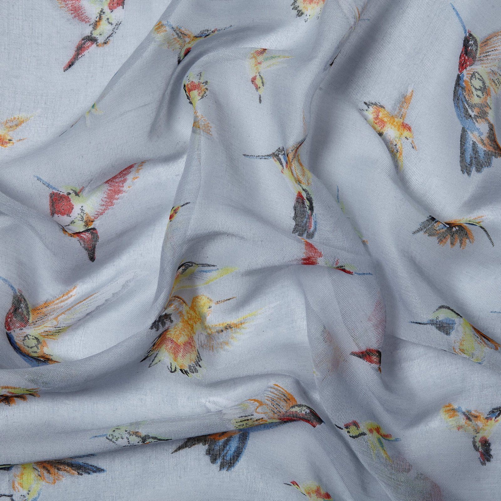 Hummingbird Scarf Grey