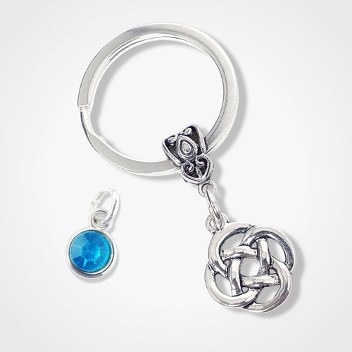 Infinity Knot Keyring Silver