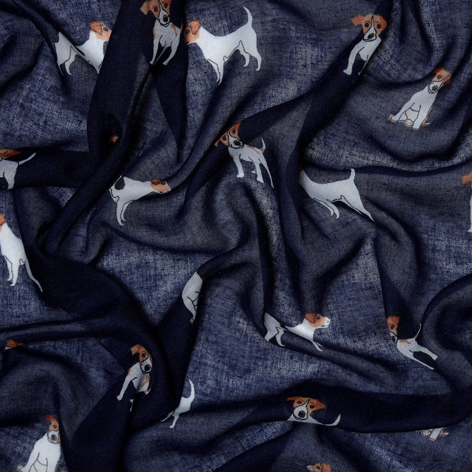 Jack Russell Dog Scarf Blue