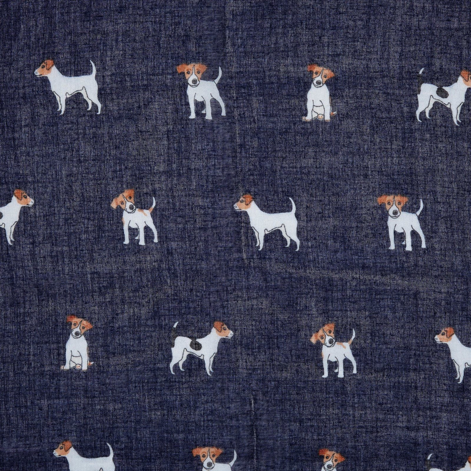 Jack Russell Dog Scarf Blue