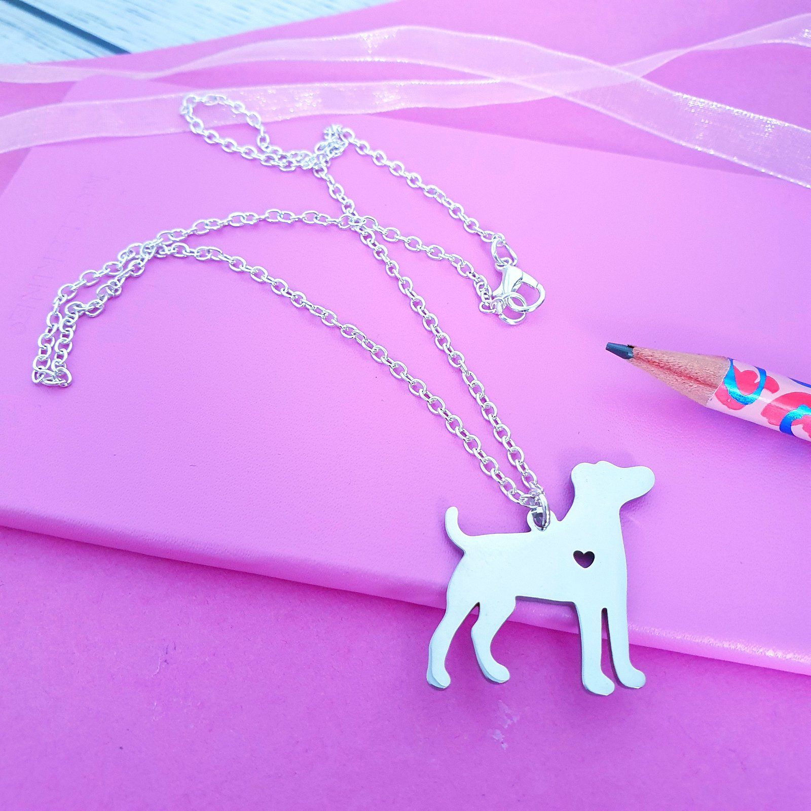 Labrador Necklace Silver