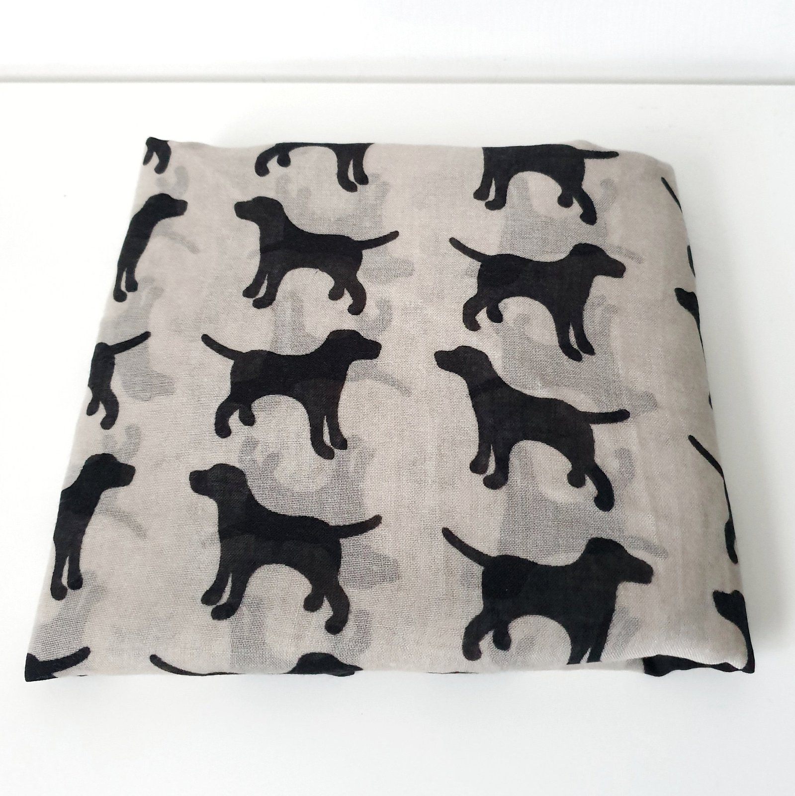 Labrador Retriever Scarf Taupe