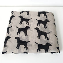 Load image into Gallery viewer, Labrador Retriever Scarf Taupe
