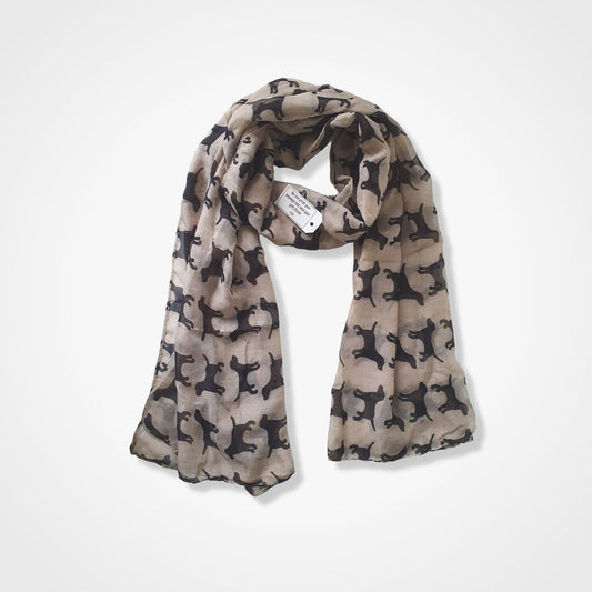 Labrador Retriever Scarf Taupe