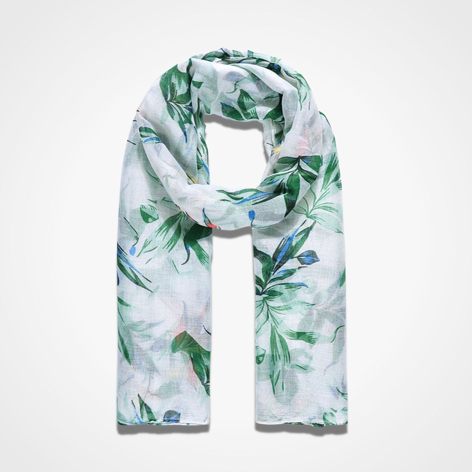 Leafy Scarf Green